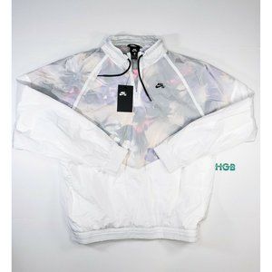 Nike SB Paradise Windbreaker Men's Skateboarding Jacket White Floral DD0368-100